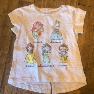 5/$25 Disney Princess Kids T Shirt Sz 3T